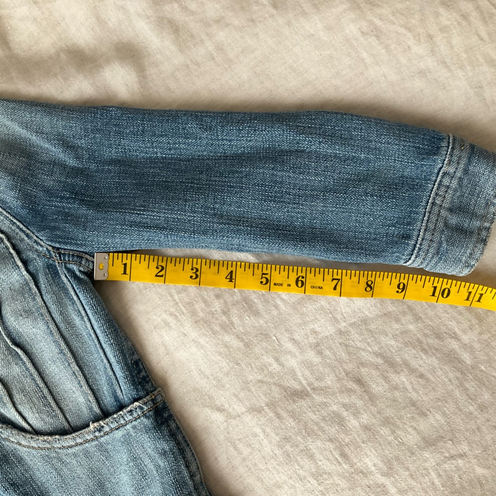 Current/Elliott cropped denim jacket, xs jean jacket - Picture 11 of 12